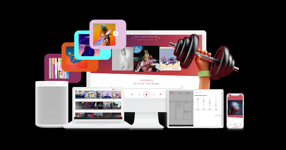 POSmusic music streaming for gyms and fitness_platform_playlists