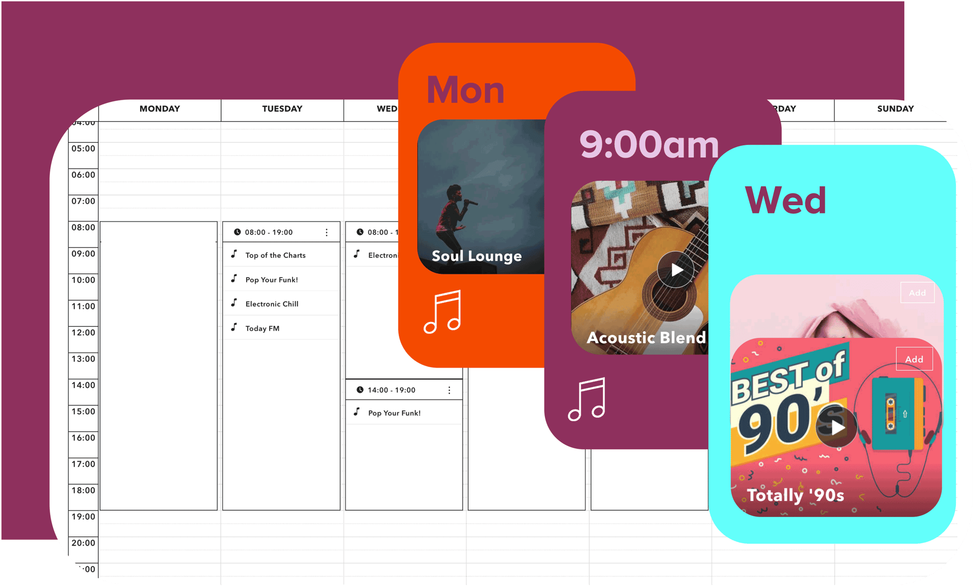 POSmusic Background Music Scheduler